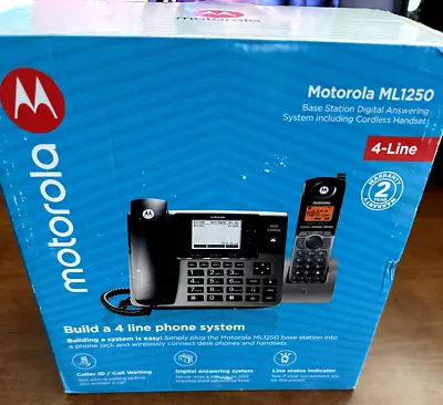 Motorola ML1250 Ml1250 1-4 Line Corded/cordless Phone System 1 Handset • $239.99