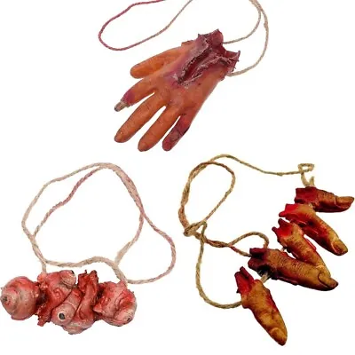 Halloween Decoration Props Costume Scary Outdoor Life Size Zombie Hand Chain • £4.99