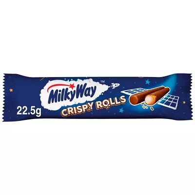 12 X Milky Way Crispy Rolls Chocolate Bar 22.5g Dated May 24 (12 Bars) • £15.99