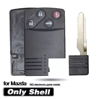 Smart Card Remote Key Shell Case 3+1 Button For MAZDA 5 6 CX-7 CX-9 RX8 Miata • $13.34