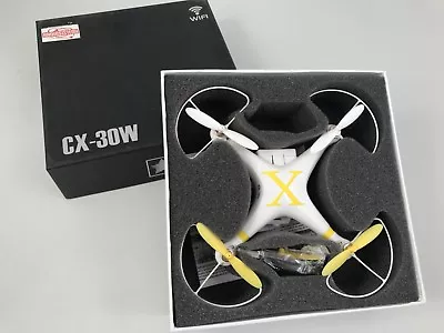 Quadricopter CX-30W Drone Cam Wifi Yellow Modeling • £85.69