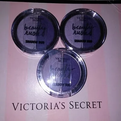 Set Of 3 Victoria Secret Eye Shadow Duo Pretty Bold Purple .12 Oz Each • $35.99