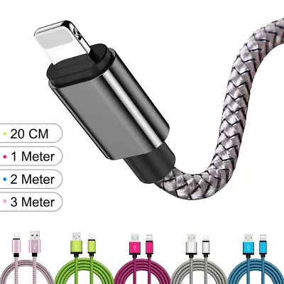 1M 2M 3M For IPhone IPad USB Data Sync High Speed Charger Charging Cable Cord AU • $7.28