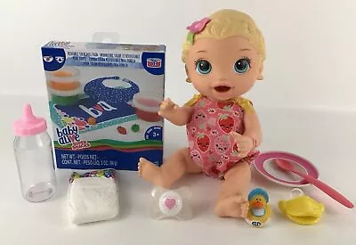 Baby Alive Super Snacks Snackin' Lily 12  Doll New Food Blonde Hasbro 2015 • $47.96