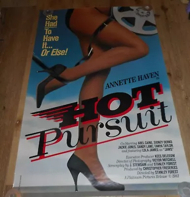 Hot Pursuit - Original Ss Rolled Poster - 1983 - Annette Haven • $35