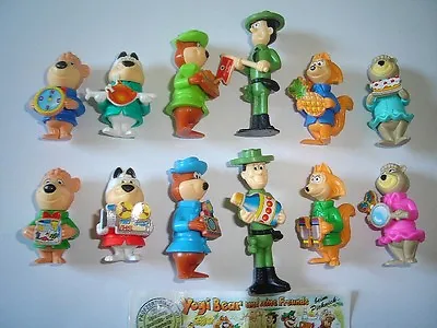 Yogi Bear 1996 Kinder Surprise Figures Set Hanna Barbera Figurines Collectibles • £17