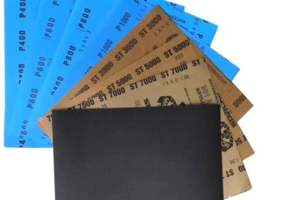 $8.95 • Buy 10 X Wet Dry Sandpaper 240 320 400 600 1200 1500 2000 Grit 23x28cm Sheet 