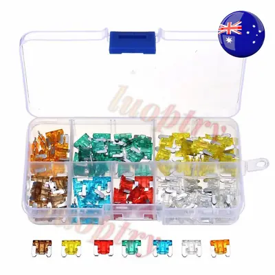 100pcs Micro Mini Blade Fuses Assorted Kit Car Auto SUV Low Profile Amp 5A-30A • $9.95