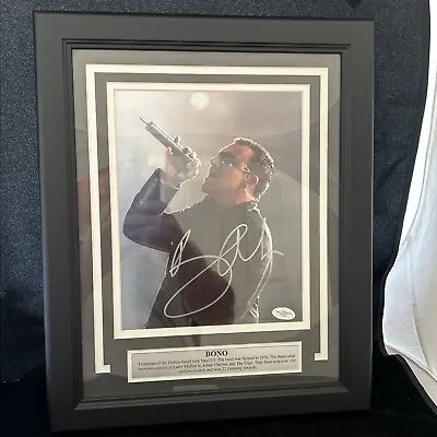 U2 BONO Autograph Signed 8 X 10 Photo Framed JSA Authentication COA • $399.99