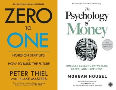 $33 • Buy Combo Set Of 2 Books (Zero To One By Peter Thiel+The Psychology Of Money) BOOK