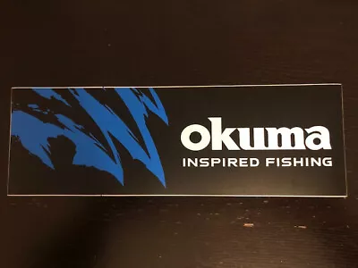 Okuma Sticker Decal Fishing Rod Reel Marlin Fly Gear Dorado 10 X3.5  • $3.95