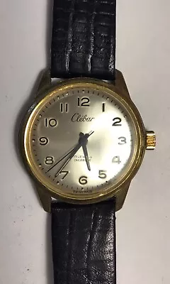 Clebar Vintage Gents Mechanical Watch 17 Jewel Incabloc Swiss Made. Zodiac? • £24.99