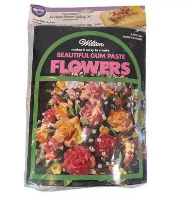 Wilton® Gum Paste Flower Making Set (32 Pieces) Vintage 90’s New & Sealed • $34.95