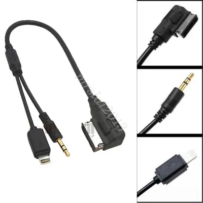 Audio Music USB Interface AMI MMI MDI AUX Adapter Cable For Audi VW Car • $9.50