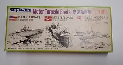 Models SkyWave Motor Torpedo Boats 1/700 PT Boat  S  Boat Vosper II In Box • $82.95