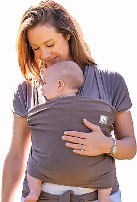 Baby Sling Wrap With Large Front Pocket - Naturally Soft Baby Wrap Carrier - Cot • £33.55