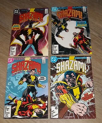 SHAZAM The NEW BEGINNING # 1 - 4 COMPLETE MINI SERIES DC COMICS 1987 BLACK ADAM • $9.99