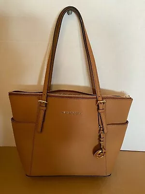 Michael Kors MK Jet Set EW T Z Tote Acorn Bag • $99