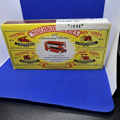 Matchbox Series 1988 40th Anniversary Collection Commemorative Pack • £6.99