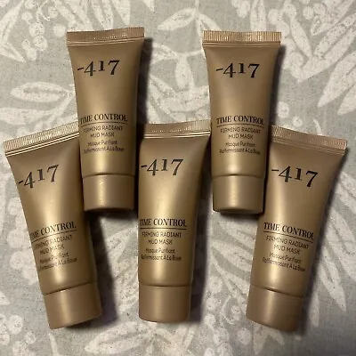 - 417 Lot Of 5 Time Control Firming Radiant Mud Mask 0.68 Oz Each NEW SEALED • $19.95