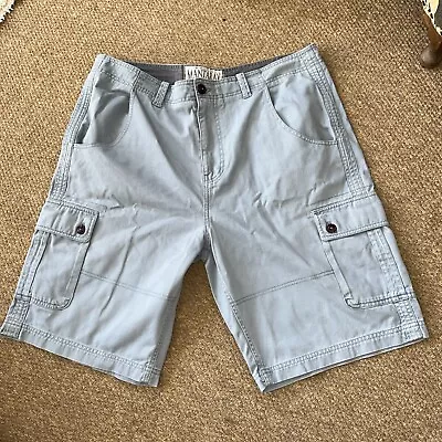 Mantaray Light Blue Cargo Shorts 40” Waist • £0.99