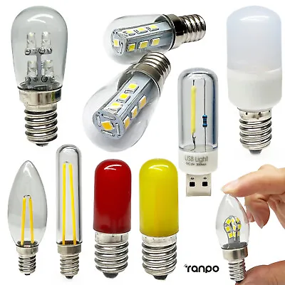 Mini LED Light Bulbs E12 E14 E17 B22 USB SMD Filament Fridge Oven Lamp 110V 220V • $2.15