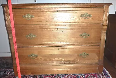 Antique 3-Drawer OAK DRESSER ~43 L X32H X19W - Local Pick-Up/Freight Shipping • $125
