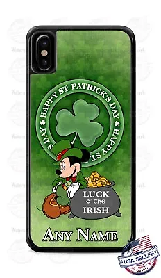 Classic Mickey St Patrick's Day Phone Case For IPhone 15 Samsung A54 Google 7 • $15.98