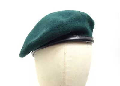 Genuine British Army Military Bottle Green Beret Silk Lined Wool Made In England • $11.82