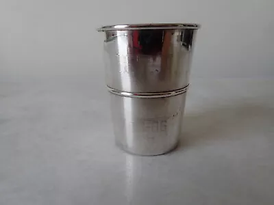 Vintage Reed Barton Simple Modernist Sterling Silver Jigger Shot Glass Barware • $37