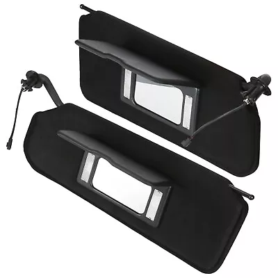 Sun Visors For Corvette C5 1997-2004 Pair Sun Visor With Vanity Mirrors With LED • $135.15