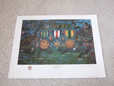 Rare George L. Skypeck Signed Print  50th Anniv.  D-day Normandy Invasion  #2 • $15