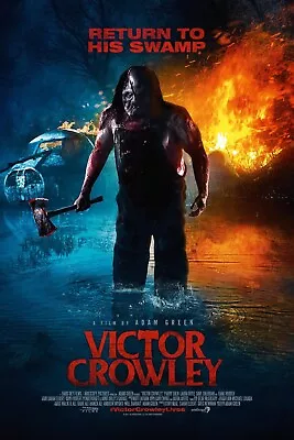 New Art Print Of A Promo Poster For The 2017 Film  Victor Crowley / Hatchet IV • $17.99