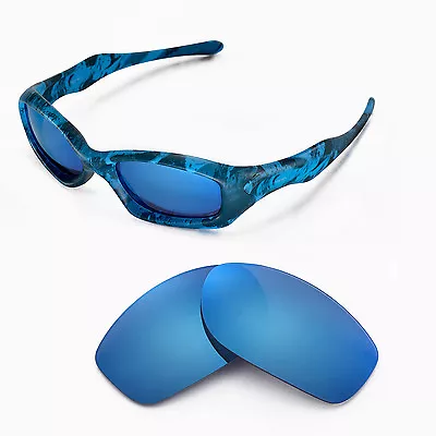 Walleva Polarized Ice Blue Replacement Lenses For Oakley Fatcat Sunglasses • $24.99