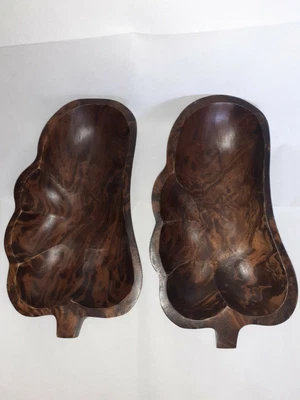 £18.99 • Buy Pair Of Wooden Mango Tray.