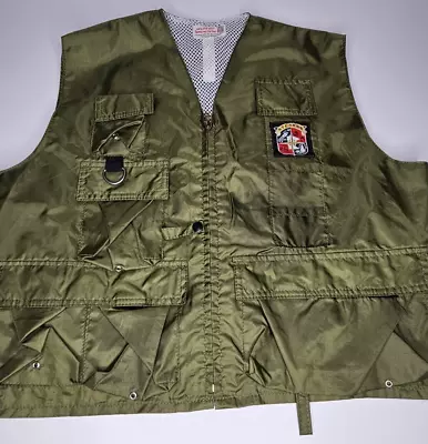 Vintage Stearns Anglers Vest Adult Green X Large • $17.99