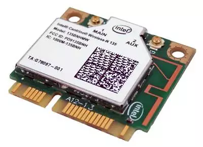 Intel Centrino 135BNHMW IEEE 802.11n Mini PCI Express Bluetooth 4.0 WiFi • $5.15