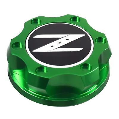 New Green Billet Oil Cap Filler Z Emblem For Nismo JDM GTR 350z 370z 240SX • $54.77