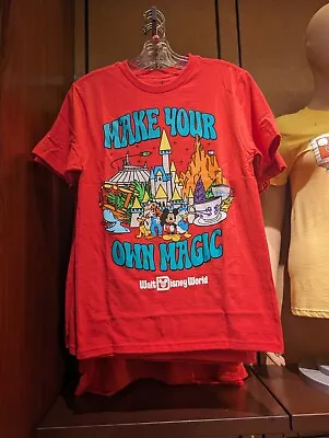 Make Your Own Magic Walt Disney World WDW Magic Kingdom T-Shirt M MEDIUM • $39.99