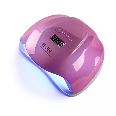 54W SUN X UV LED Nail Lamp Nail Dryer Pro Gel Polish Salon Manicure Curing Pink • $32.20