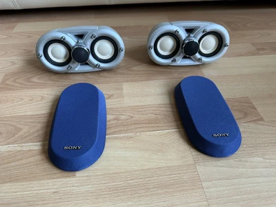 Sony MS7 Pascal Home Cinema Satellite Speakers Real Metal Build - 1 Pair • £29.95