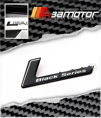 Black Series Trunk Emblem Badge Fits Mercedes AMG C E S C36 C63 E55 S65 CLK SL • $13.53