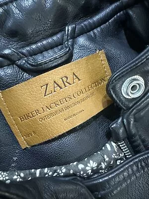 Zara Girls Biker Jacket Size 8 • $55.99