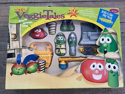 Big Idea VeggieTales Josh And The Big Wall Playset 1998 • $300