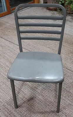 Vintage Cosco Steel Chair 1953 Office Desk Tanker Mid Century Modern Metal Usa • $34