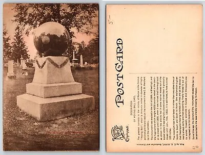 Marion Ohio MERCHANT MOVING BALL IN THE CEMETERY Postcard J303 • $4.99