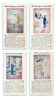 Lot Of 4 Viscol Salesman Sample Trade Cards • $30