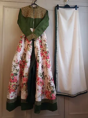 £60 • Buy Designer Indian Pakistani Bollywood Asian Party Dress Anarkali Floral Suit Gown
