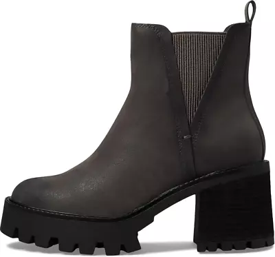 Mia Rusty Charcoal Women's Platform Chelsea Boots GS1373401 • $77