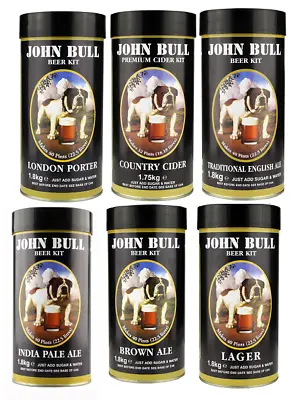 John Bull BEER KIT 1.8kg Just Add Sugar & Water Makes 40 Pints Home Brew P&P UK • £21.95